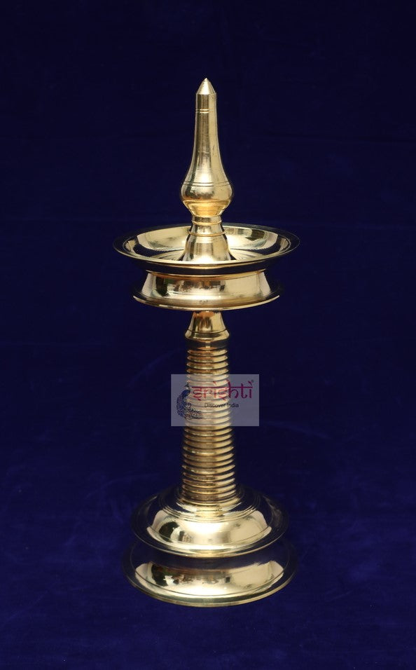 ISDBU-Brass Diya-16.5 Inches-KM09 (ISDM191)