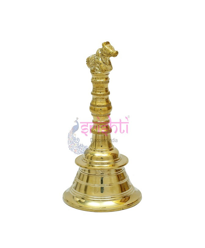SIKB-Brass Nandhi Bell-4 Inches (ISKKB0058)