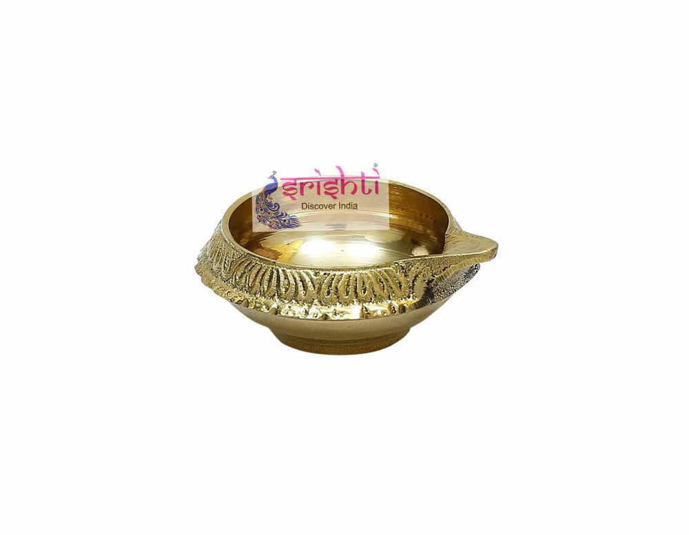 SIKB-Brass Kubera Diya-WS2 (ISKKB0109)