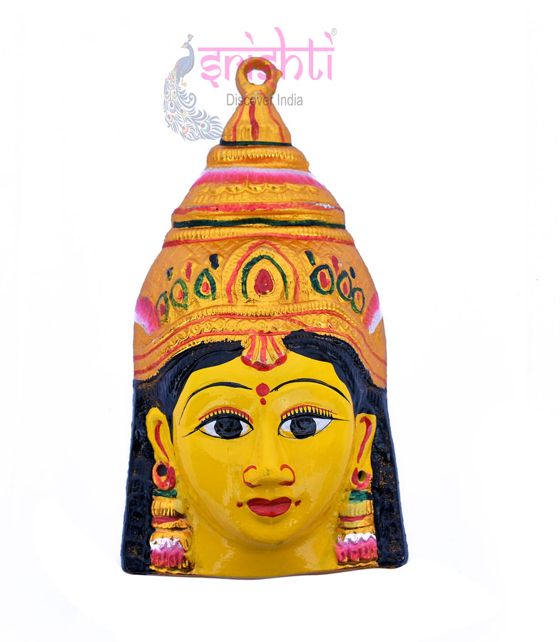 ISMMC-Varalakshmi Goddess Yellow Face-11 Inches-M01 (ISMGC208)