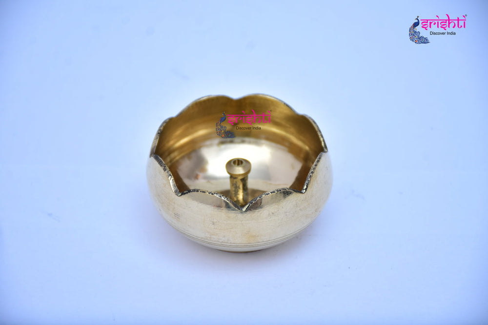 ISKBU-Brass Agal Diya-M09 (ISMM0031)