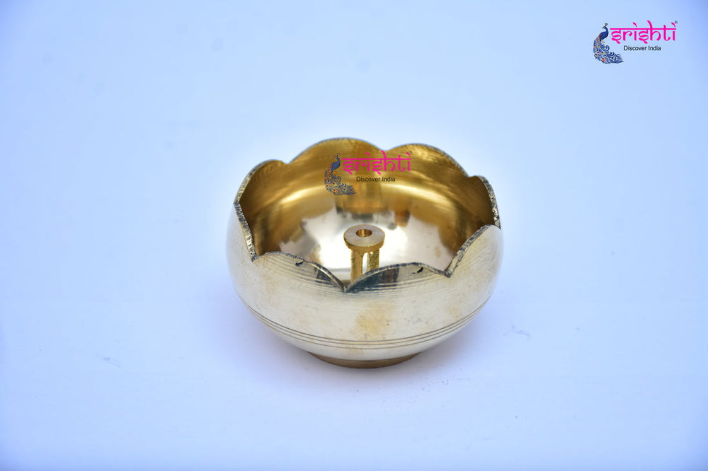 ISKBU-Brass Agal Diya-M10 (ISMM0032)