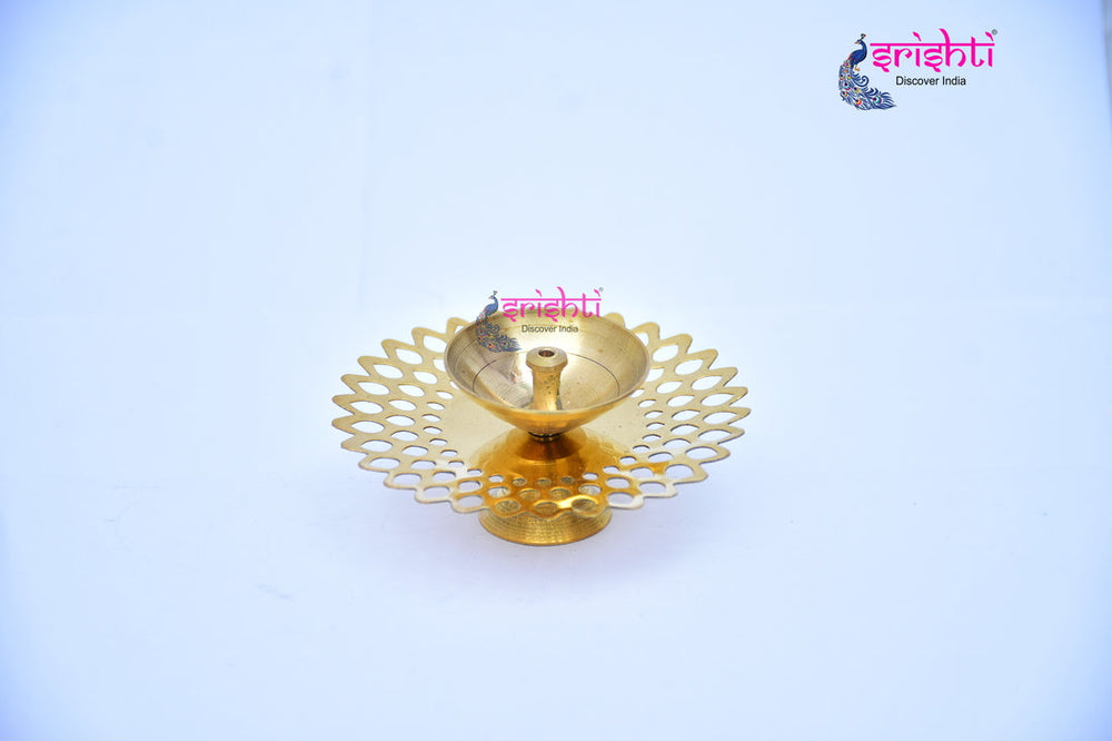 ISKBU-Brass Agal Diya-M14 (ISMM0051)