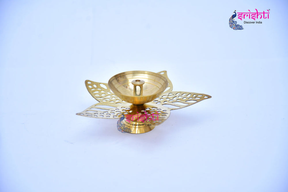 ISKBU-Brass Agal Diya-M18 (ISMM0055)