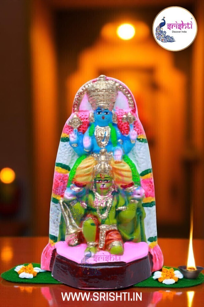 ND-Hanumantha Vahanam-8 Inches (ISNPK394)