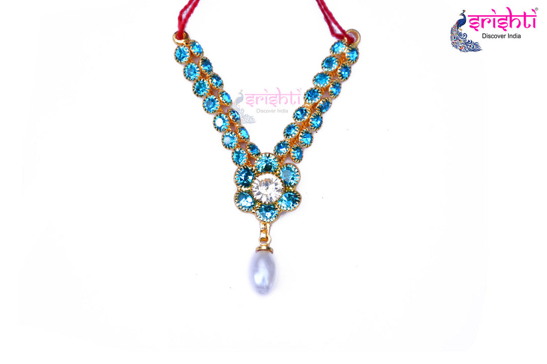 ISDGU-Deity Necklace with Stone Work-M04 (ISNS314)