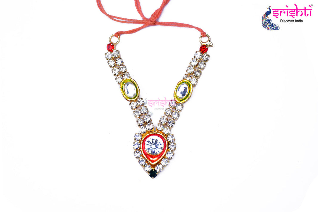 ISDGU-Deity Necklace with Stone Work-M05 (ISNS315)