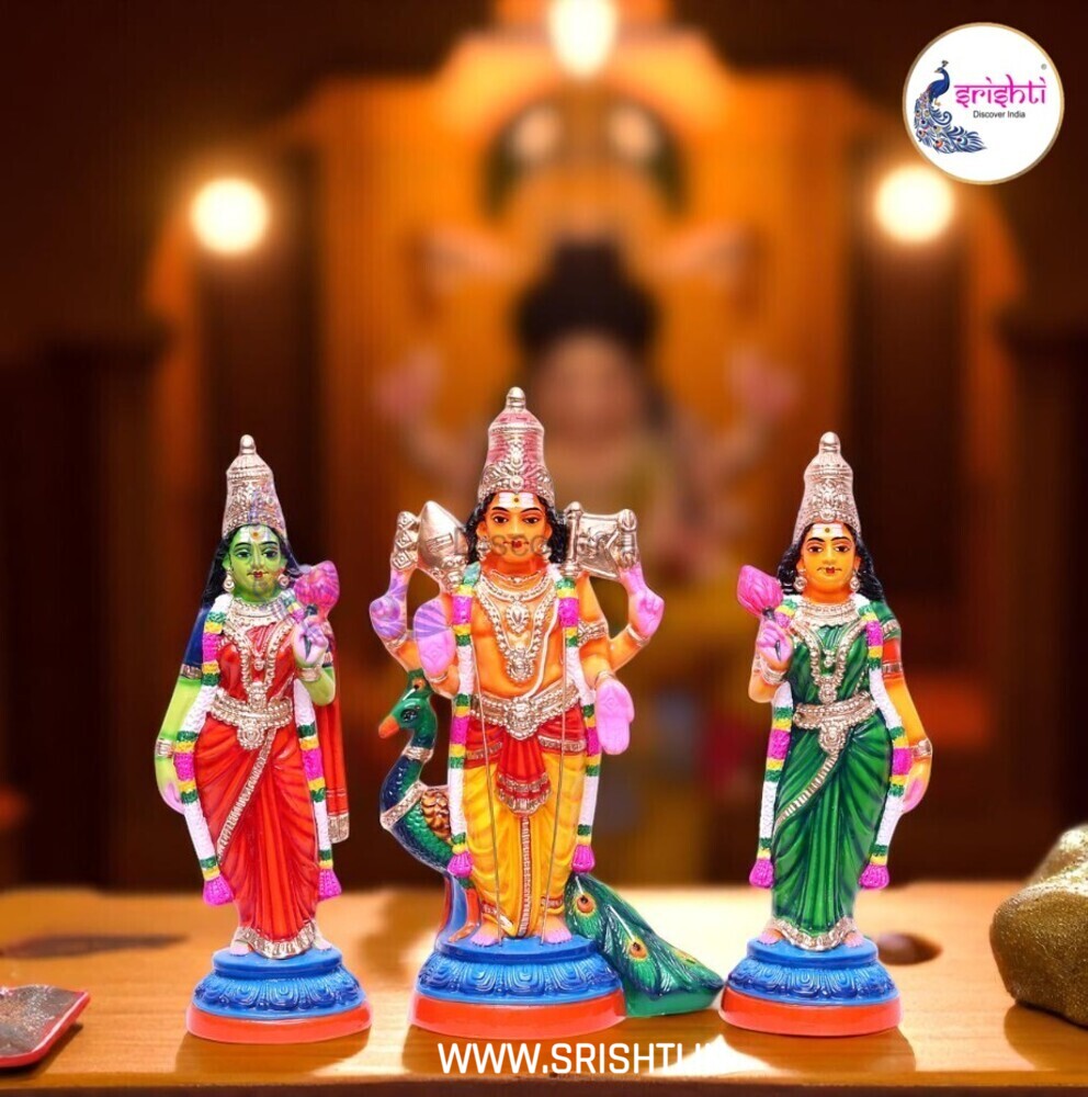 SNPD-Murugar Valli Deivanai Set-18 Inches (ISNSK0001)