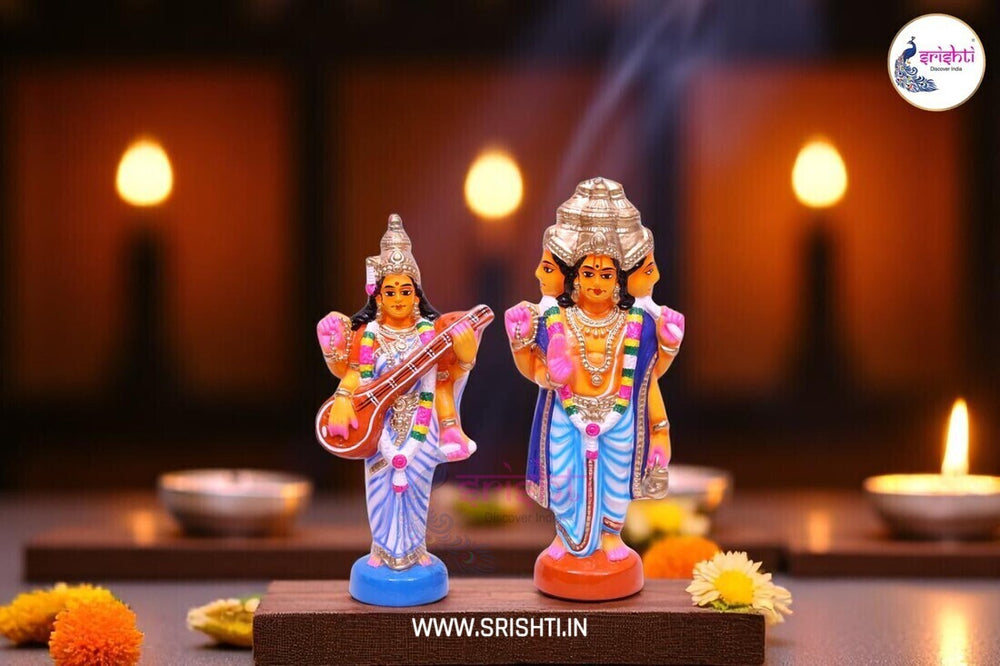 SNGD-Bramha Saraswathy Set-12 Inches (ISNSK0031)