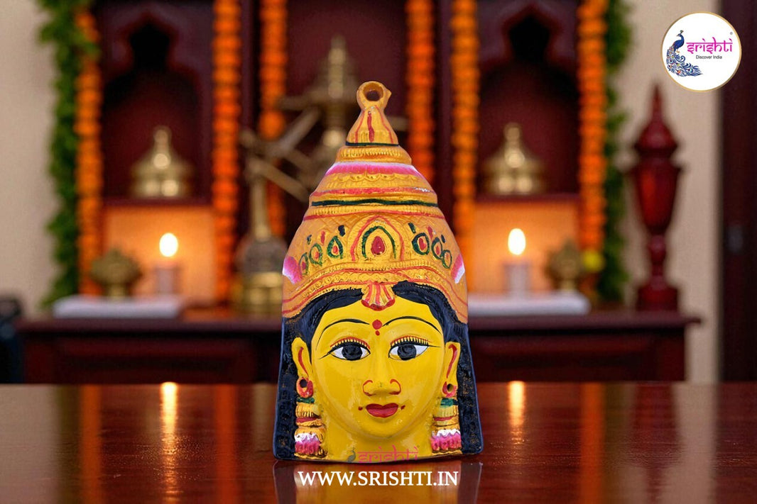 ISVP-Varalakshmi Goddess Yellow Face-9 Inches