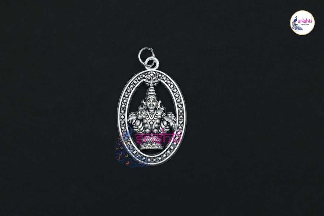 Srishti Traditional Oval Shaped Deity Pendant