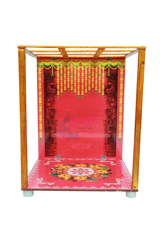 SWPU-Wooden Palavelli Set-Pink-15 X 19.5 Inches (ISPGI016)