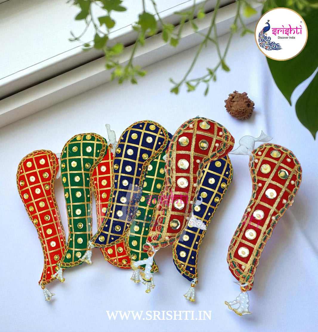 ISVP-Assorted Color Vagamalai Pair-9 Inches