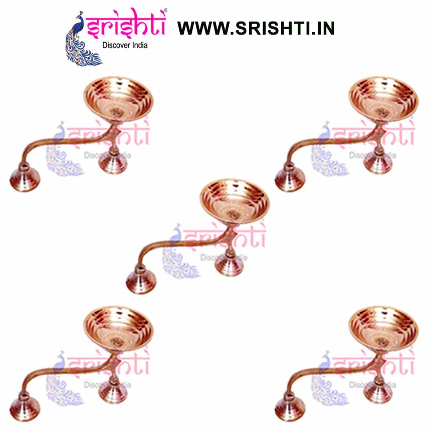 SIKB-Brass Dhoop Aarati-(Pack of 5)