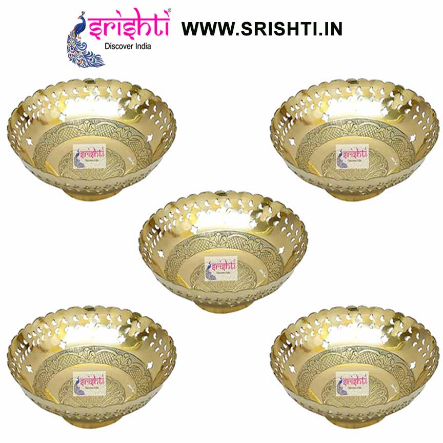 SIKB-Brass Fruit Bowl-BB4 (Pack of 5)