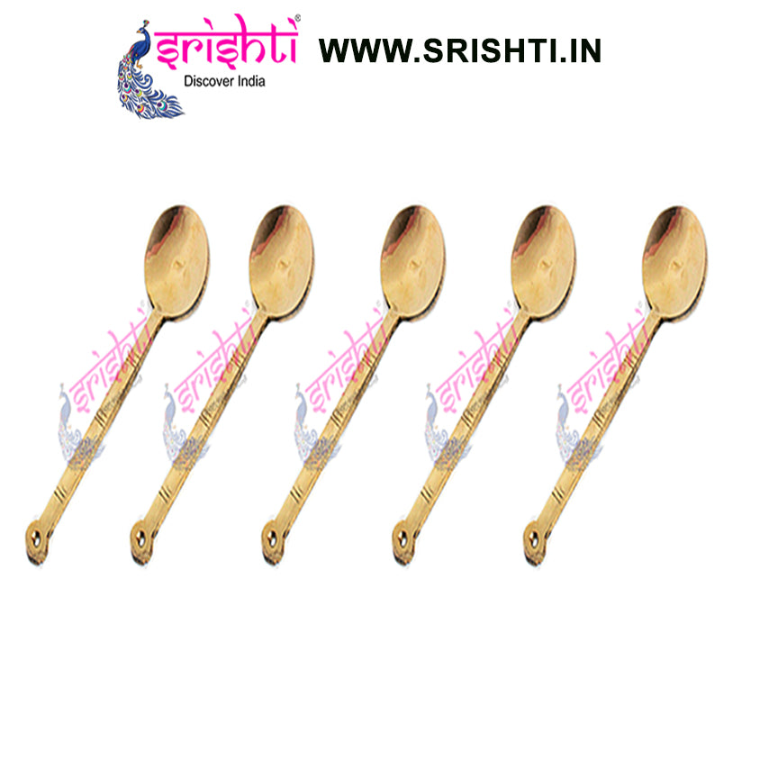 SIKB-Brass Serving Spoon-13 Inches-B10-(Pack of 5)