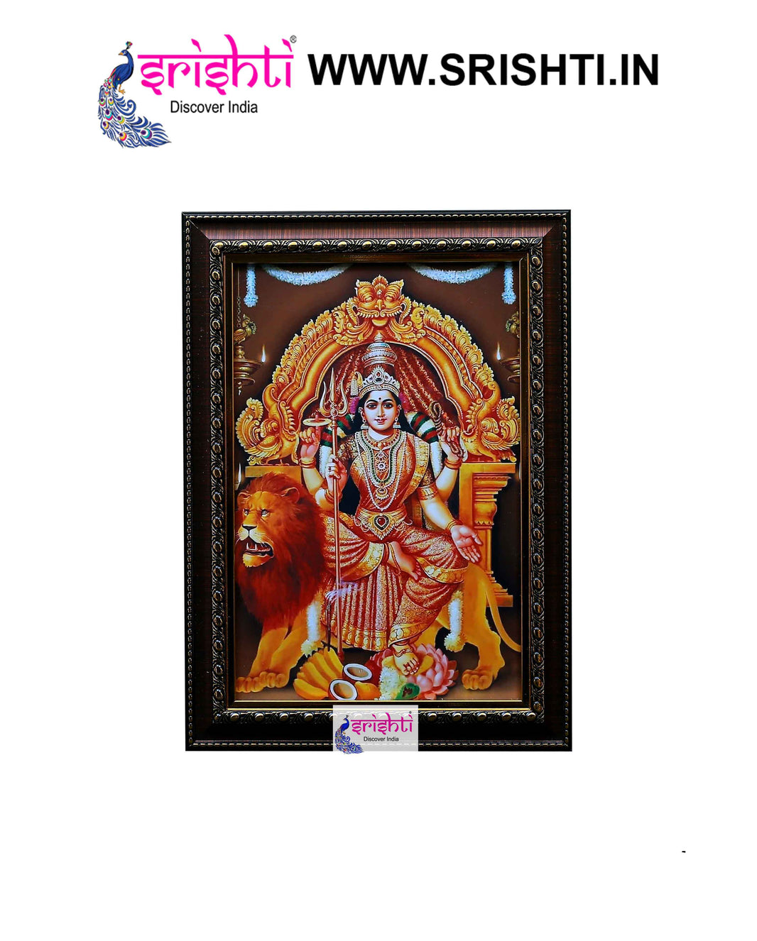 SIPF-Durgai Amman Photo Frame 10 X 14 Inches-M01