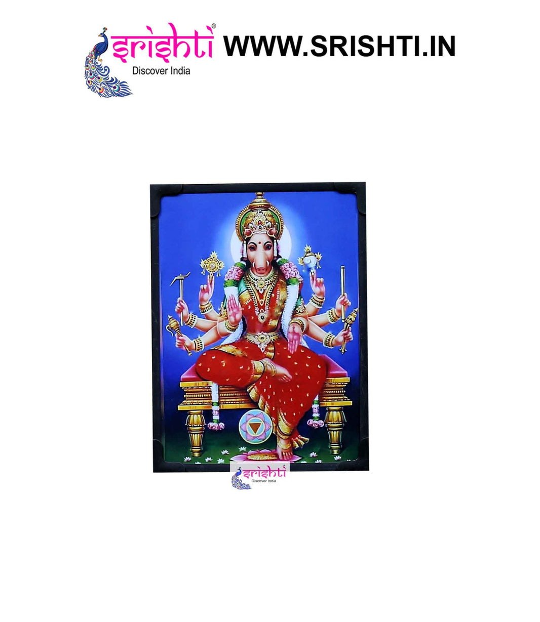 SIPF-Varahi Amman Laminated Photo 6 X 8 Inches