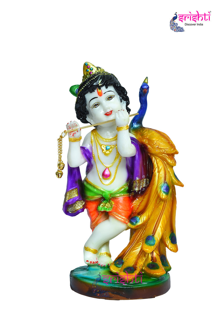 STRG-Peacock-Krishna-8-Inches-M01 (IGSTC265)
