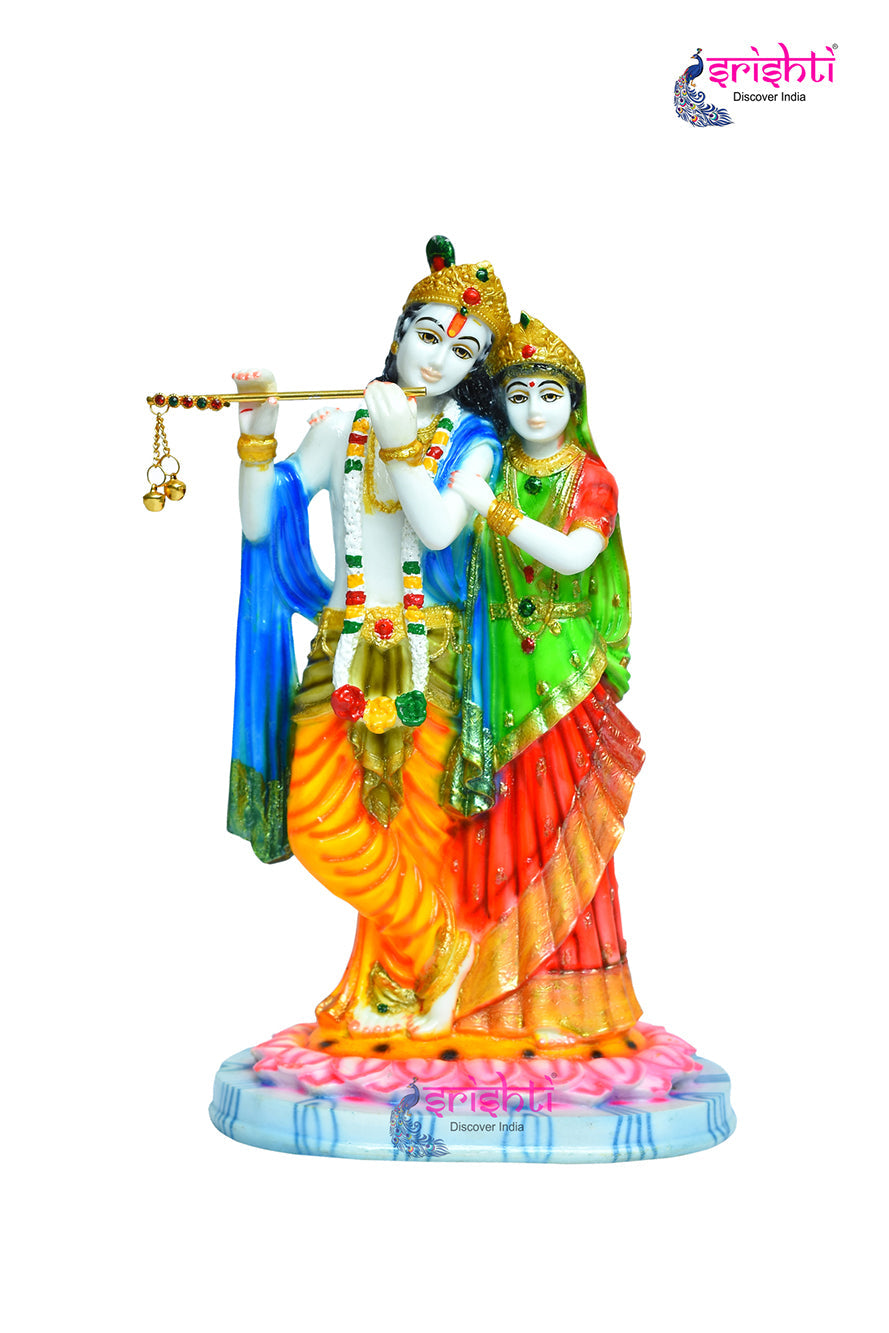 STRG-Lotus-Radha-Krishna-12-Inches (IGSTC271)