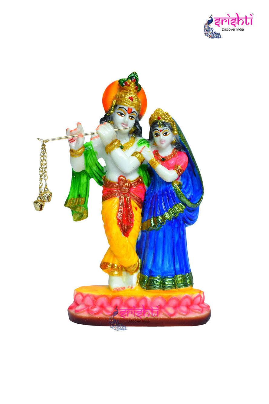 STRG-Lotus Radha Krishna-6 Inches (IGSTC279)