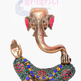 SBBU-Brass Fancy Ganesha with Stone Model-8.5 Inches (ISBB100)