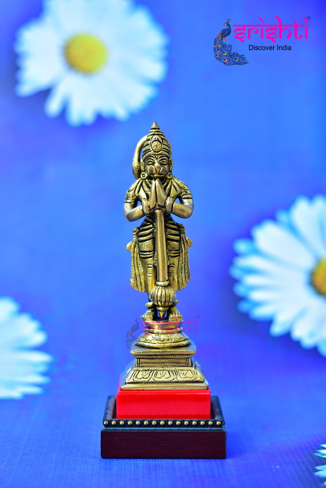 SBBU-Brass Hanuman-7 Inches-M04 (ISBB1155)