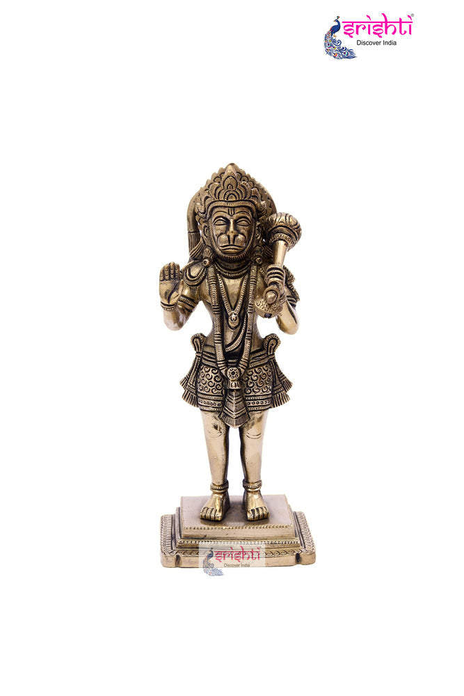 SBBU-Brass Hanuman-8.5 Inches (ISBB772)