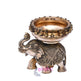 SBBU-Brass Uruli with Elephant-7.6 Inches (ISBB867)