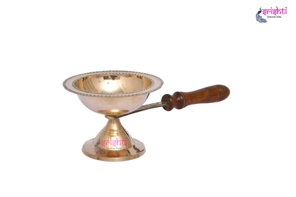 SIKB-Brass Dhoop Stand without Lid-M02 (ISKKB0083)