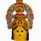 ISMHD-Varalakshmi Goddess Yellow Face with Elephant Crown-9.5 inches-M02 (ISMGC034)