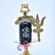 ISKBU-Black Shivalingam with Brass Stand-5.5 Inches-M04 (ISMM0006)