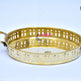 ISKBU-Brass Pooja Plate with Handle-M01 (ISMM0023)