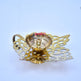 ISKBU-Brass Agal Diya With Handle-M02 (ISMM0037)