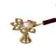 ISKBU-Brass Pancha Aarati-2.3 Inches (ISMM0065)