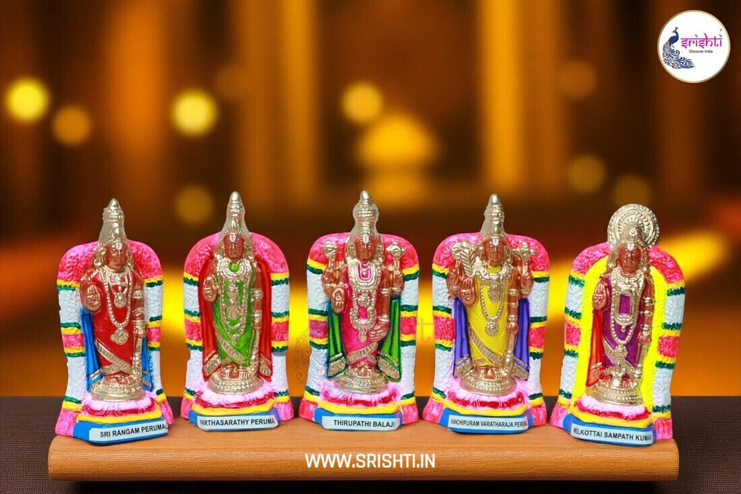 SNGD-Ayinchuvai Perumal Set-9 Inches (ISNKD0046)