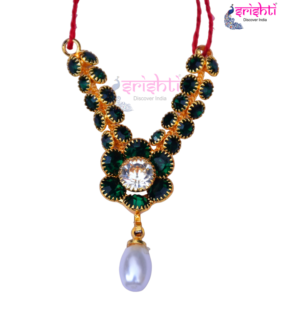 ISDGU-Deity Necklace with Stone Work-M02 (ISNS312)