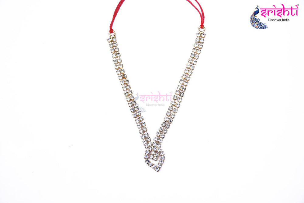 ISDGU-Deity Necklace with Stone Work-M10 (ISNS320)