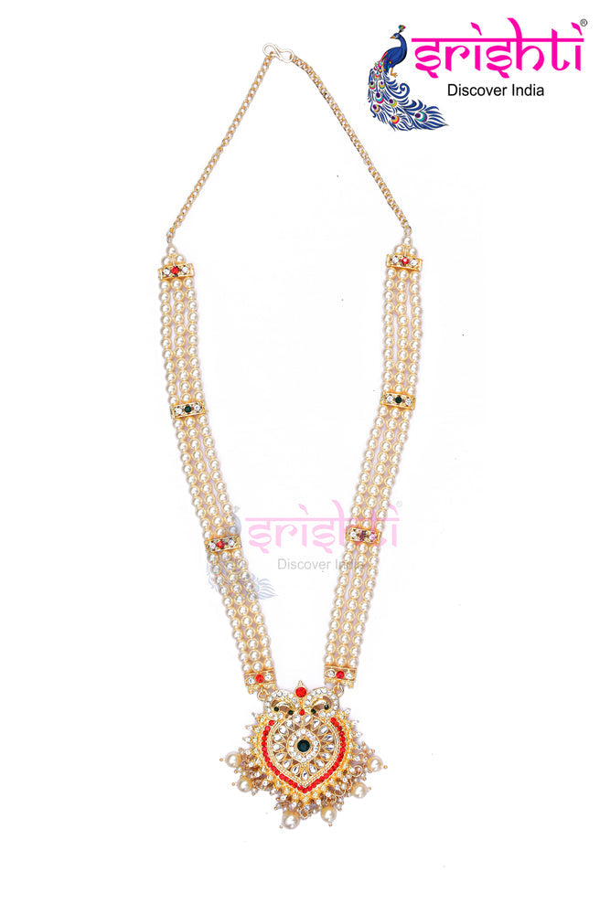ISDGU-Deity Necklace with Stone Work-M20 (ISNS330)