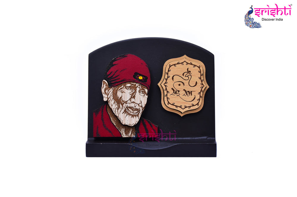 ISDGU-Sai Baba Wooden Photo Frame-M01 (ISNS348)