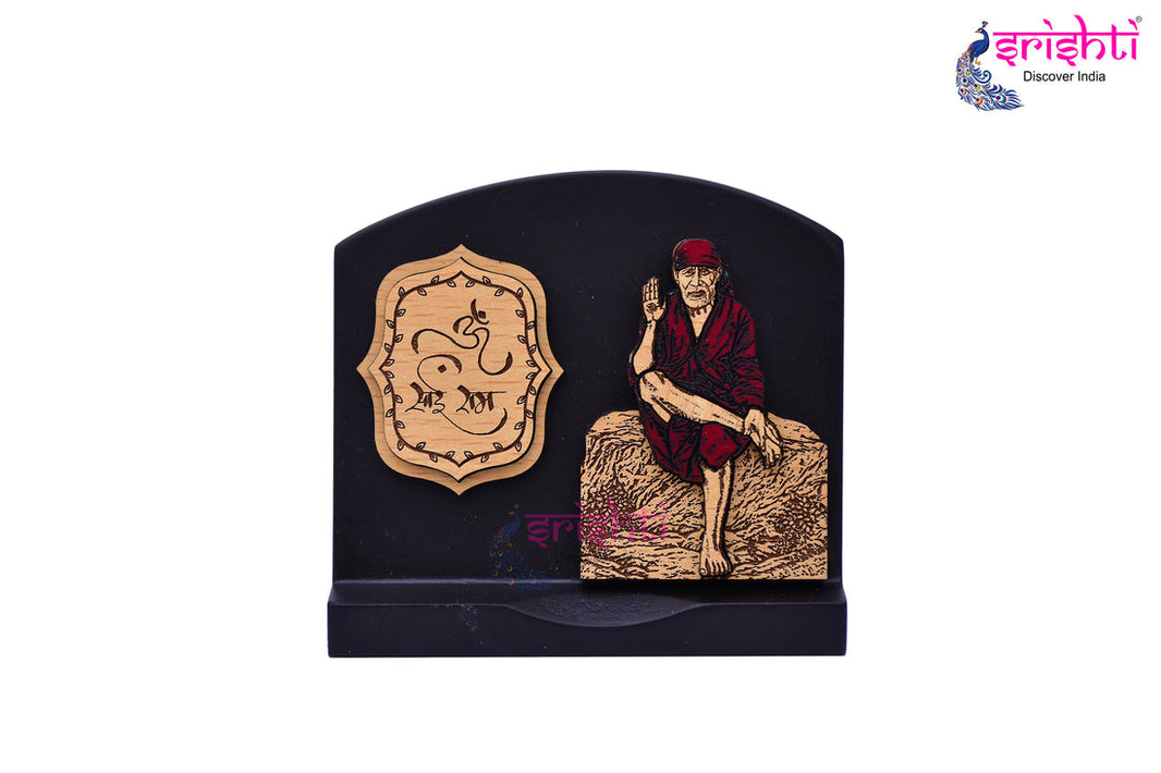 ISDGU-Sai Baba Wooden Photo Frame-M02 (ISNS349)