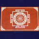 SWUP-Brown Color Sri Chakaram Wooden Plank-6 X 4 Inches (ISRWP0053)