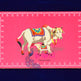 SWUP-Pink Color Cow and Calf Wooden Plank-12 X 8 Inches (ISRWP0072)