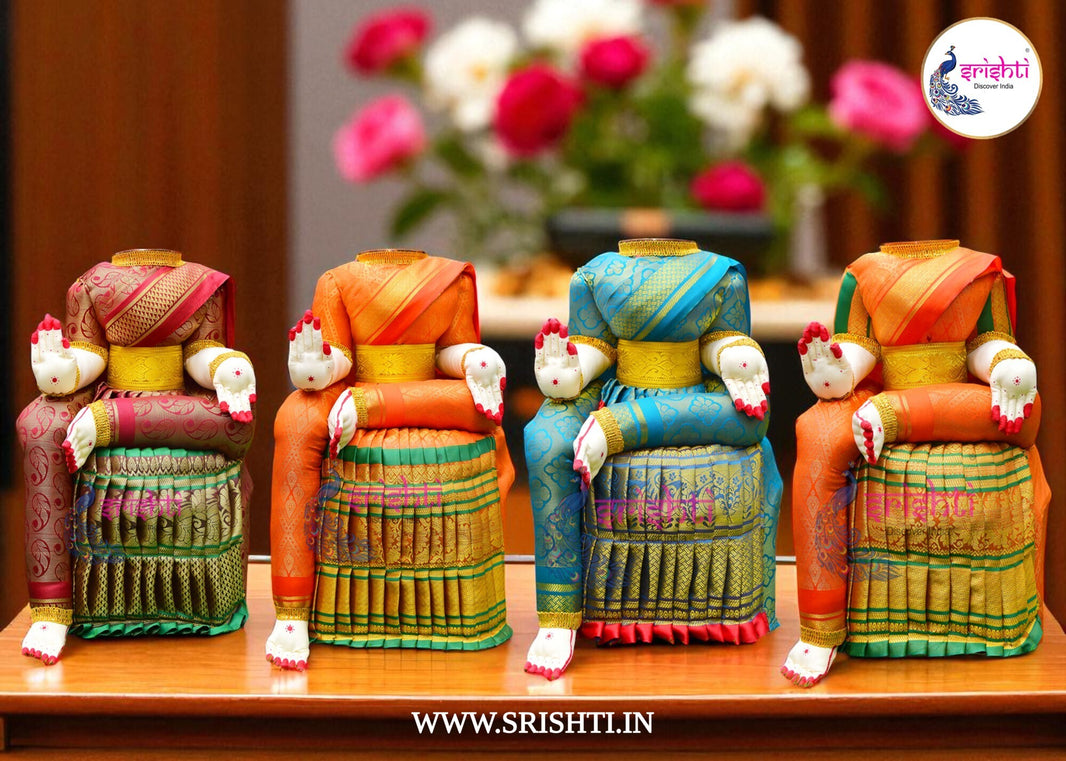 ISVP-Assorted Color Varalakshmi Goddess Dress-22 Inches