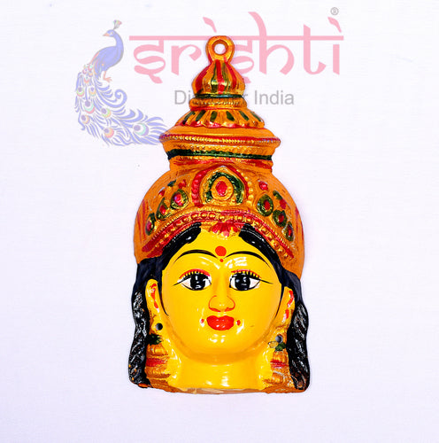 ISMMC-Varalakshmi Goddess Yellow Face-7 Inches-M01 (ISMGC005)