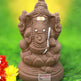 ISMV-Eco-Friendly Clay Lotus Ganesha-8 Inches-M01 (ISMC106)