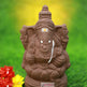 ISMV-Eco-Friendly Clay Lotus Ganesha-9 Inches-M01 (ISMC107)