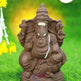 ISMV-Eco-Friendly Clay Lotus Ganesha-12 Inches-M01 (ISMC119)