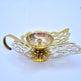 ISKBU-Brass Agal Diya With Handle-M03 (ISMM0038)