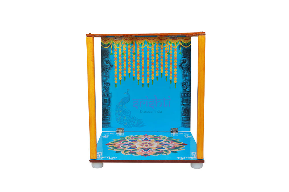 SWPU-Wooden Palavelli Set-Blue-12 X 14.5 Inches (ISPGI006)